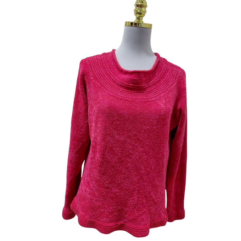 Westbound womens red sweater long sleeve XL
